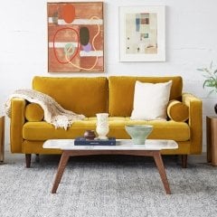 Ürgüp Modern Rahat İkili Koltuk Kanepe Pati Dostu Kumaş