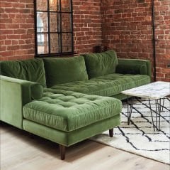 Ürgüp Modern Rahat Köşe Takımı Pati Dostu Kumaş - Sol Köşe