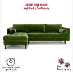 Ürgüp Modern Rahat Köşe Takımı Pati Dostu Kumaş - Sol Köşe