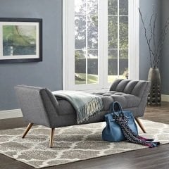 Anka Modern Bank Bench & Puf