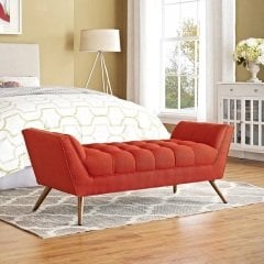 Anka Modern Bank Bench & Puf