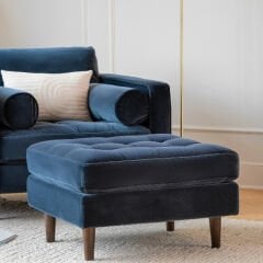 Ürgüp Ahşap Ayaklı Dekoratif Modern Puf