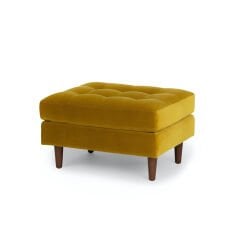 Ürgüp Ahşap Ayaklı Dekoratif Modern Puf