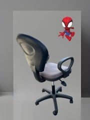 Örümcek Adam Desenli Çocuk Odası Ders Çalışma Sandalyesi Ofis Koltuğu Tekerlekli Çocuk Sandalyesi